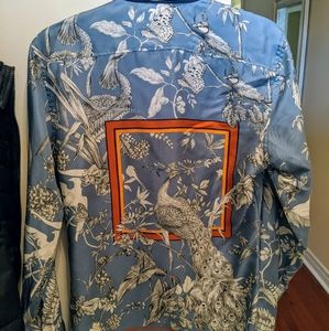 Men's Gucci Silk Slim Dress Shirt - Size Small